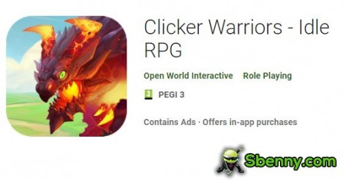 Clicker Warriors - RPG inactivo MOD APK