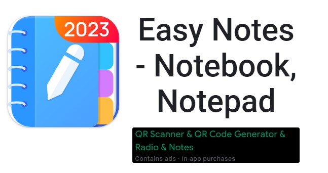 Easy Notes - Notebook, Notepad MOD APK