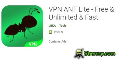 VPN ANT Lite - 무료 및 무제한 및 빠른 MOD APK