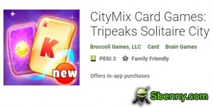 Карточные игры CityMix: Tripeaks Solitaire City MOD APK