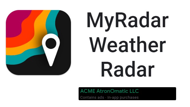 Radar meteorológico MyRadar MOD APK