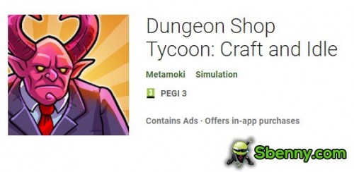 Dungeon Shop Tycoon : Artisanat et ralenti MOD APK