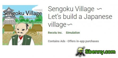 Sengoku Village Vamos construir uma vila japonesa MOD APK