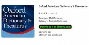 Dictionnaire et thésaurus américain Oxford MOD APK