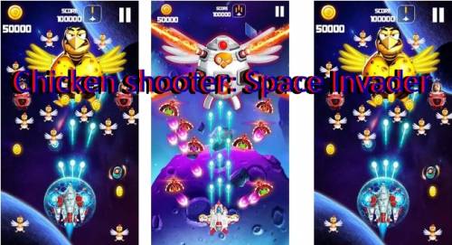 Jeu de tir au poulet : Space Invader MOD APK