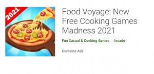 Food Voyage: nieuwe gratis kookspellen Madness 2021 MOD APK