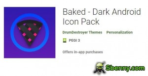 Запеченный - Dark Android Icon Pack MOD APK