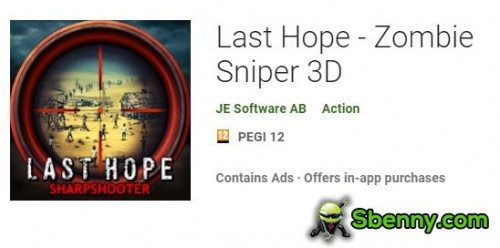 Utolsó remény - Zombie Sniper 3D MOD APK