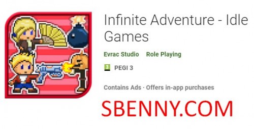 Infinite Adventure - Juegos inactivos MOD APK