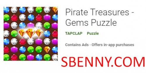 Pirate Treasures - Gems Puzzle MOD APK