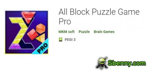 Todos os jogos de quebra-cabeça de blocos Pro APK