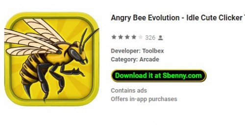 Evolução de abelha irritada - jogo de toque de clicker fofo ocioso MOD APK