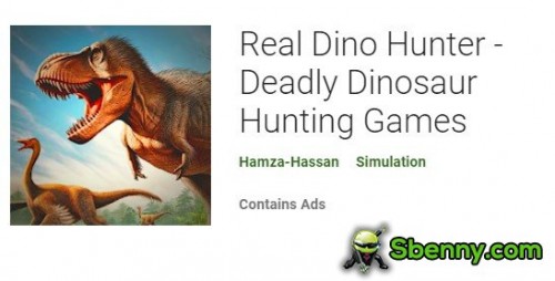 Real Dino Hunter - APK de jogos de caça de dinossauros mortais