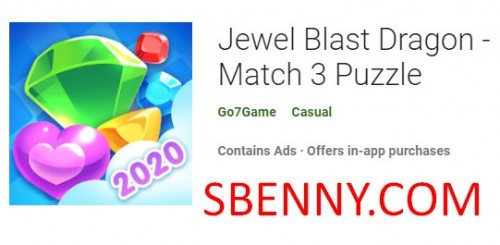 Jewel Blast Dragon - Match 3-puzzel MOD APK