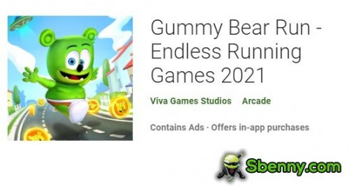 Gummy Bear Run - Jogos de corrida sem fim 2021 MOD APK