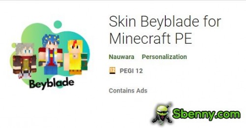 Skin Beyblade Minecraft PE MOD APK-hoz