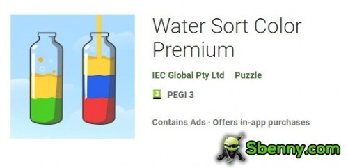 Clasificación de agua Color Premium MOD APK