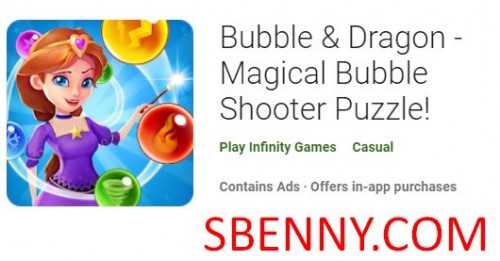 Bubble & Dragon - quebra-cabeça mágico do Bubble Shooter! MOD APK