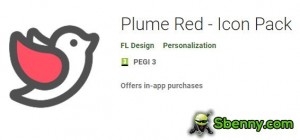 Plume Red – Icon Pack MOD APK