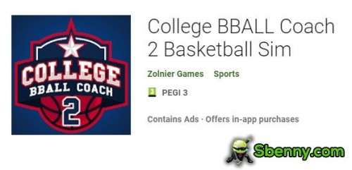College BBALL Coach 2 Simulatore di basket MOD APK