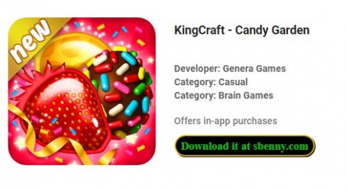 KingCraft - Jardín de caramelos MOD APK