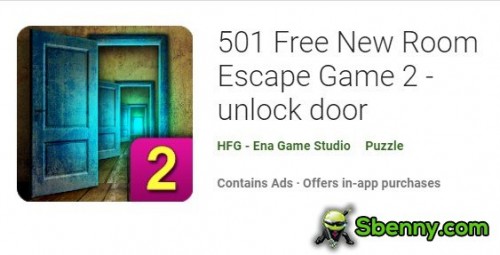501 Free New Room Escape Game 2 - باز کردن درب MOD APK