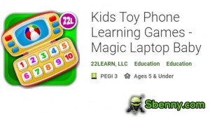 Детский игрушечный телефон обучающие игры - волшебный ноутбук для малышей APK