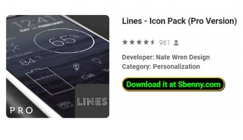 Линии - Icon Pack (версия Pro)