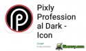 Pixly Professional Dark - Icon MOD APK