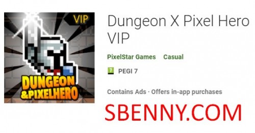 Скачать Dungeon X Pixel Hero VIP APK