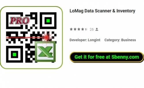 LoMag Data Scanner e APK de inventário