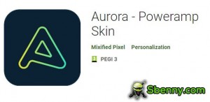 Скачать программы Аврора - Poweramp Skin APK