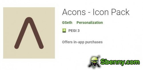 Acons - Pack d'icônes MOD APK