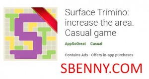 Surface Trimino: Vergrößern Sie die Fläche. Gelegenheitsspiel APK