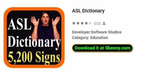 APK فرهنگ لغت ASL