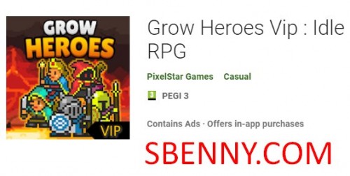Grow Heroes Vip: APK de RPG ocioso