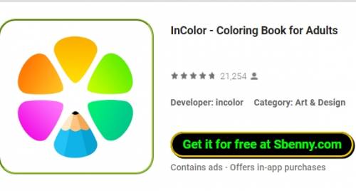 InColor - کتاب رنگ آمیزی برای بزرگسالان APK MOD
