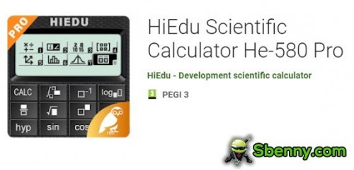 Kalkulatur Xjentifiku HiEdu He-580 Pro APK