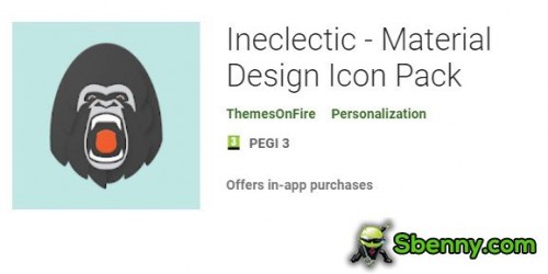 Ineclectic - Pack d'icônes de conception matérielle MOD APK