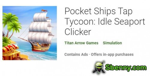 کشتی های جیبی ضربه بزنید Tycoon: Idle Seaport Clicker mod apk