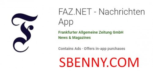 FAZ.NET - Ứng dụng Nachrichten ĐÃ SỬA ĐỔI