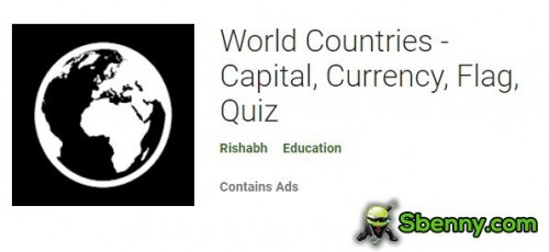 Paesi del mondo: capitale, valuta, bandiera, quiz MOD APK