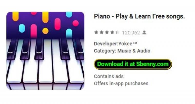 Piano - Play & Learn kanzunetti b'xejn MOD APK