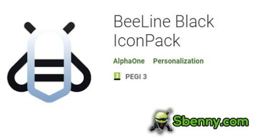 BeeLine Black IconPack MOD APK