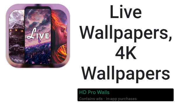 Live Wallpapers, 4K Wallpapers MOD APK