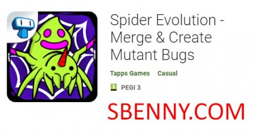 Spider Evolution - Fusionner et créer des bugs mutants MOD APK