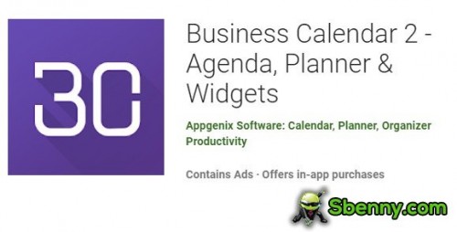 Business Calendar 2 - Agenda, Planner &amp; Widgets MOD APK