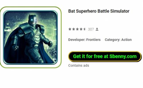 Simulador de batalha de super-heróis de morcego MOD APK
