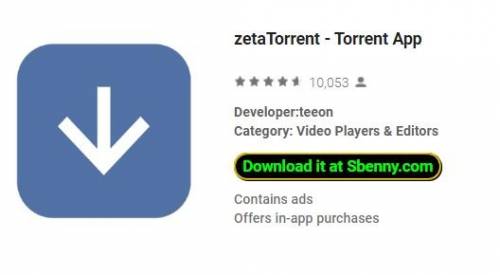 zetaTorrent - Aplicación Torrent MOD APK