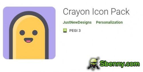 Pacchetto di icone Crayon MOD APK